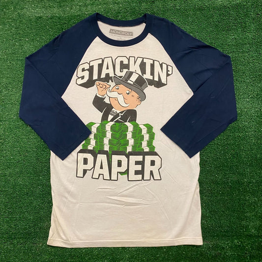 Mr. Monopoly Man Cash Money Vintage Cartoon T-Shirt