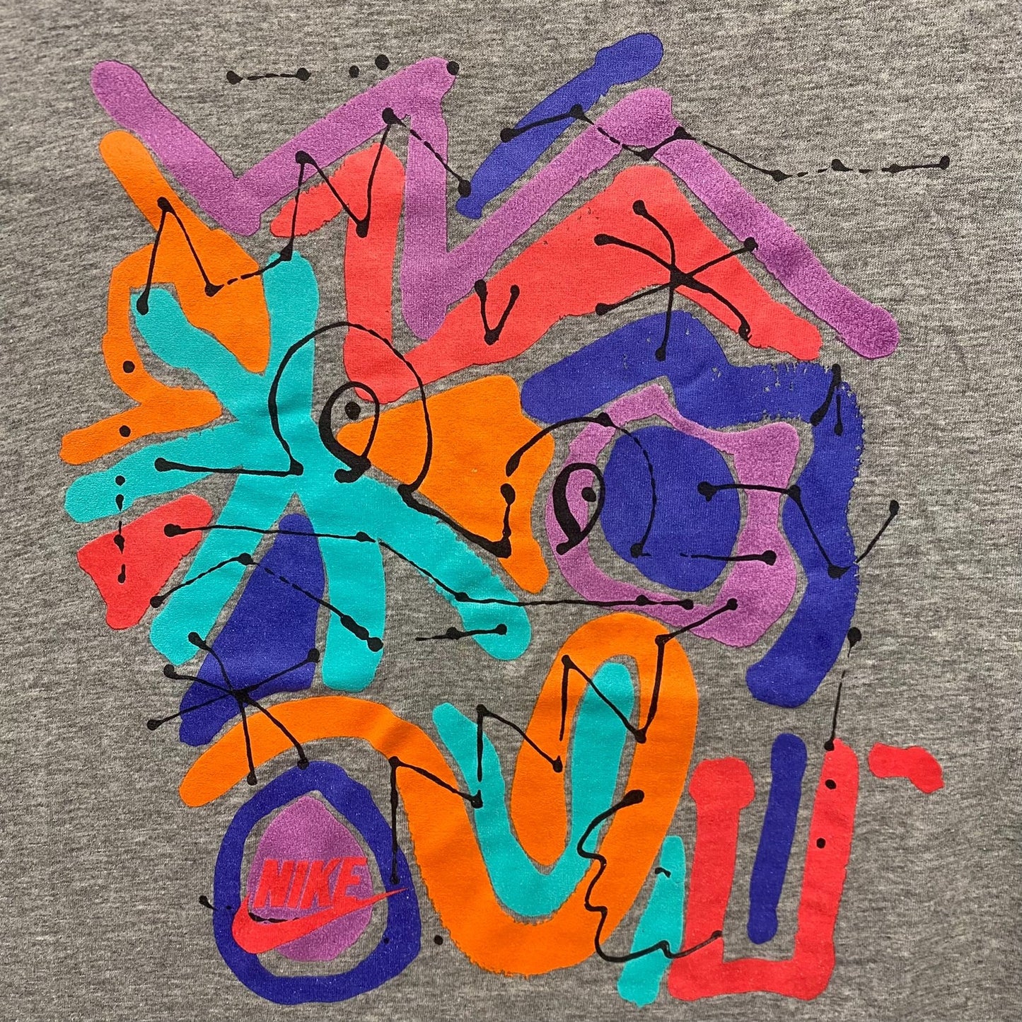 Vintage 90s Nike Picasso Art Shirt Single Stitch Abstract Tee