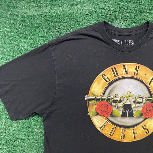 Vintage Y2K Guns N' Roses Logo Essential Rock Band T-Shirt