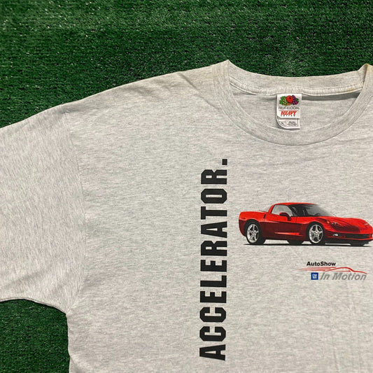 Vintage Y2K Corvette Hummer GM Chevy Automotive Baggy Tee
