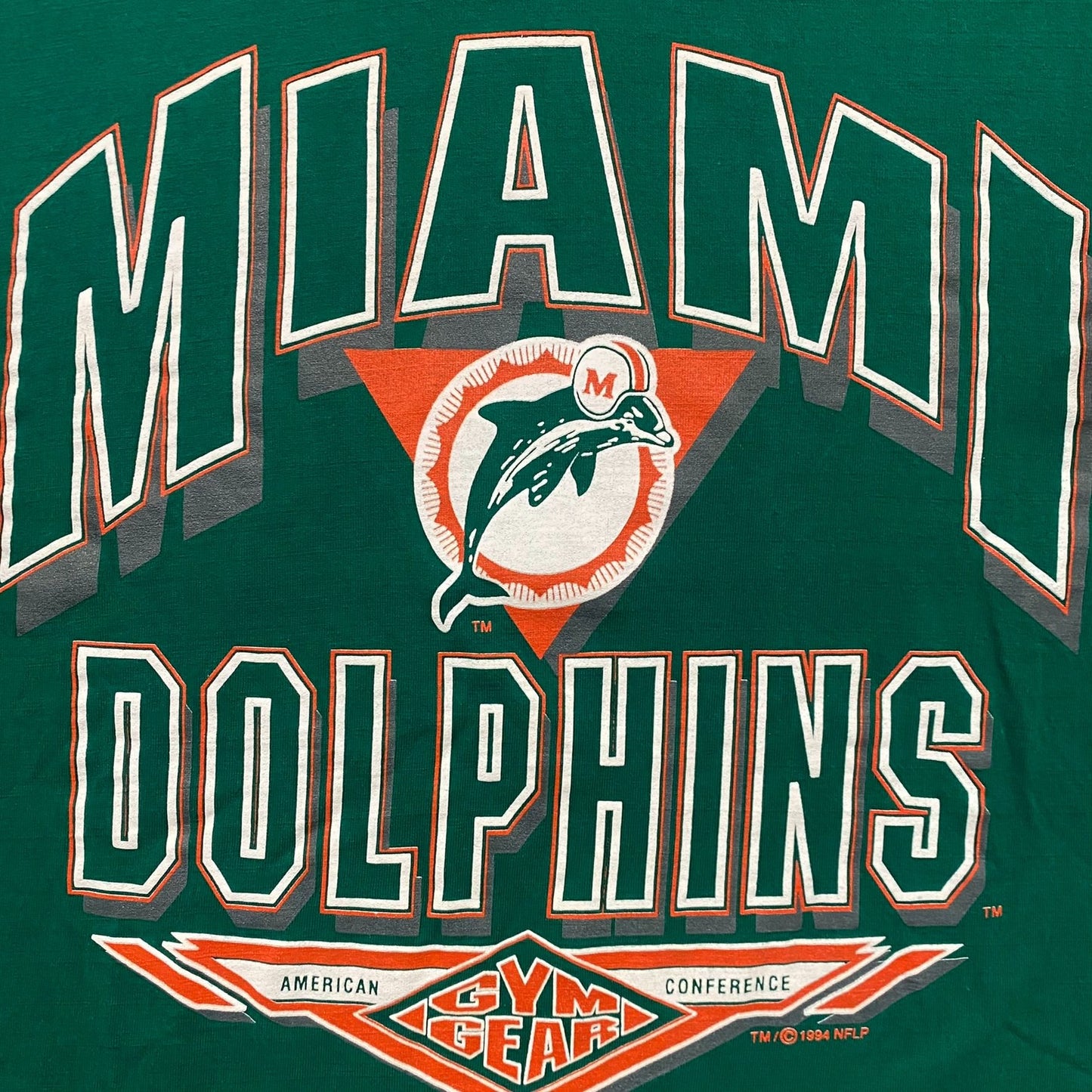 Vintage 90s Miami Dolphins Football Shirt NFL Sports Tee