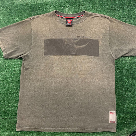 Vintage 90s Ecko Unltd. Rhino Baggy Sun Faded Drill Trap Tee