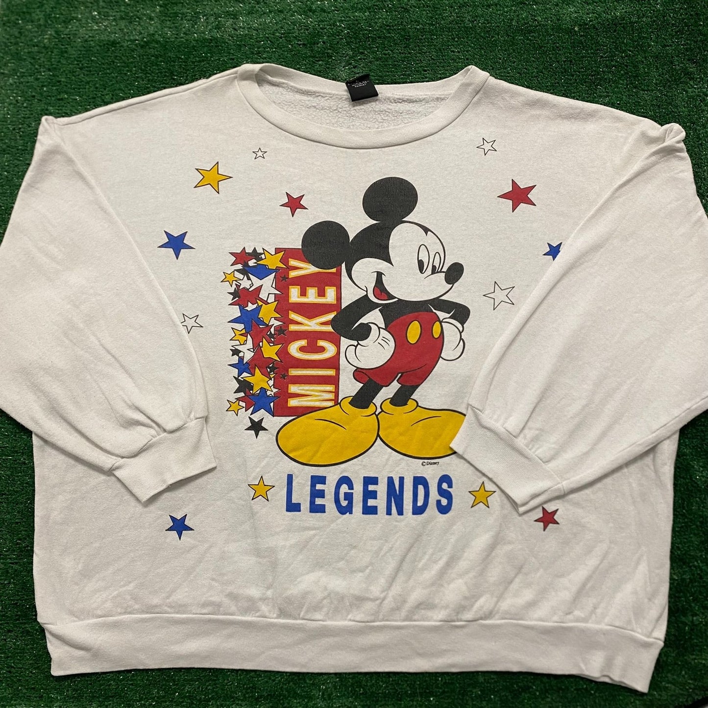 Vintage 80s Mickey Mouse Retro Disney Crewneck Sweatshirt