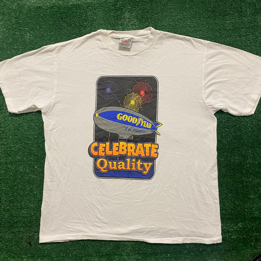 Vintage 90s Goodyear Blimp Automotive Single Stitch Tee