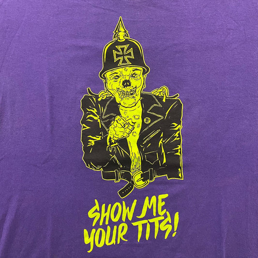 Zombie Tits Vulgar Vintage Punk Metal Band T-Shirt