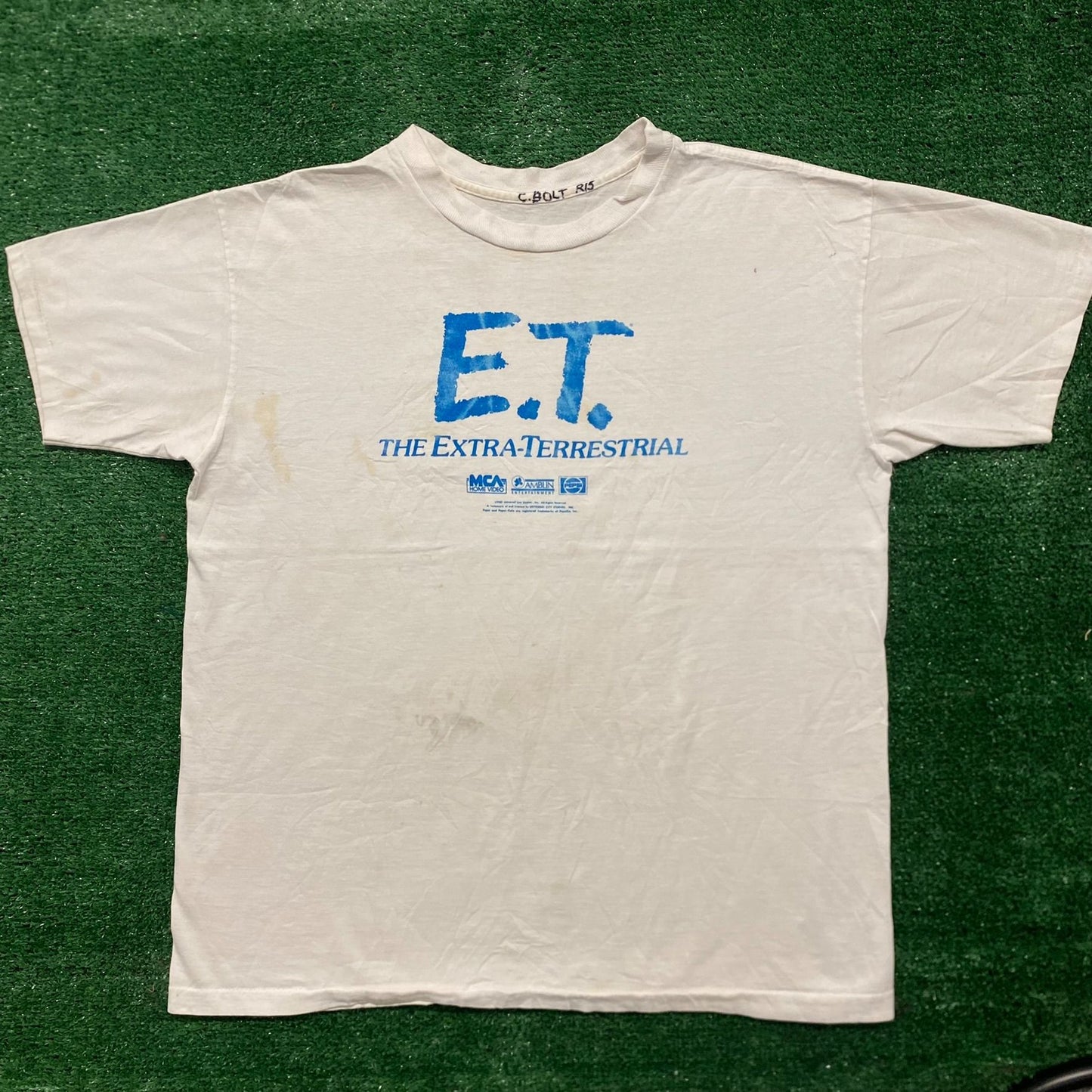 Vintage 80s E.T. The Extra Terrestrial Movie Promo T-Shirt