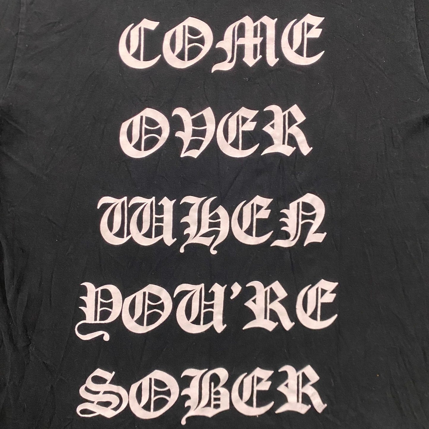 Lil Peep Album Shirt Come Over When You're Sober Emo Tee