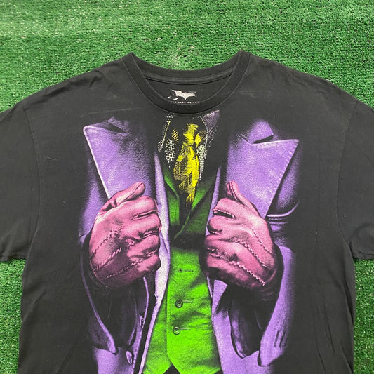 Vintage Y2K Essential Batman The Dark Knight Joker Movie T-Shirt