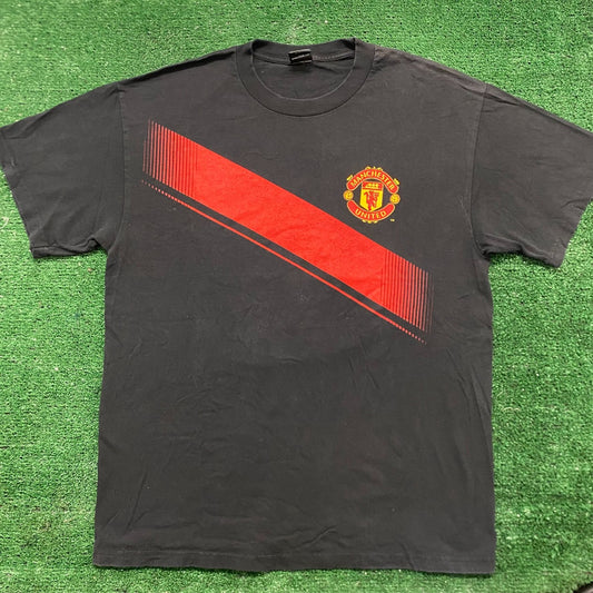 Vintage Y2K Manchester United Soccer Shirt Wayne Rooney Tee