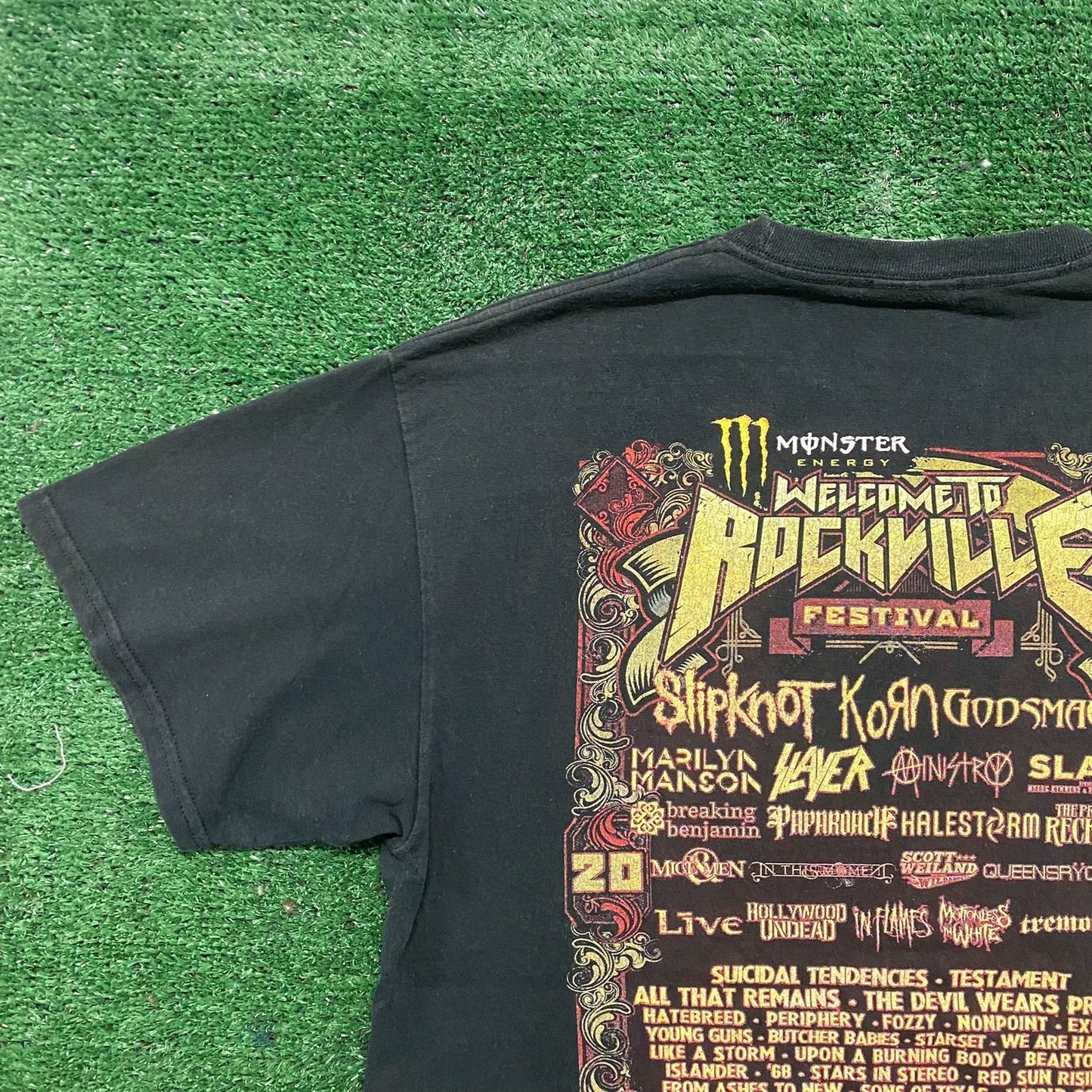 Vintage Y2K Rockville Metal Festival Shirt Rock Band Tour Tee