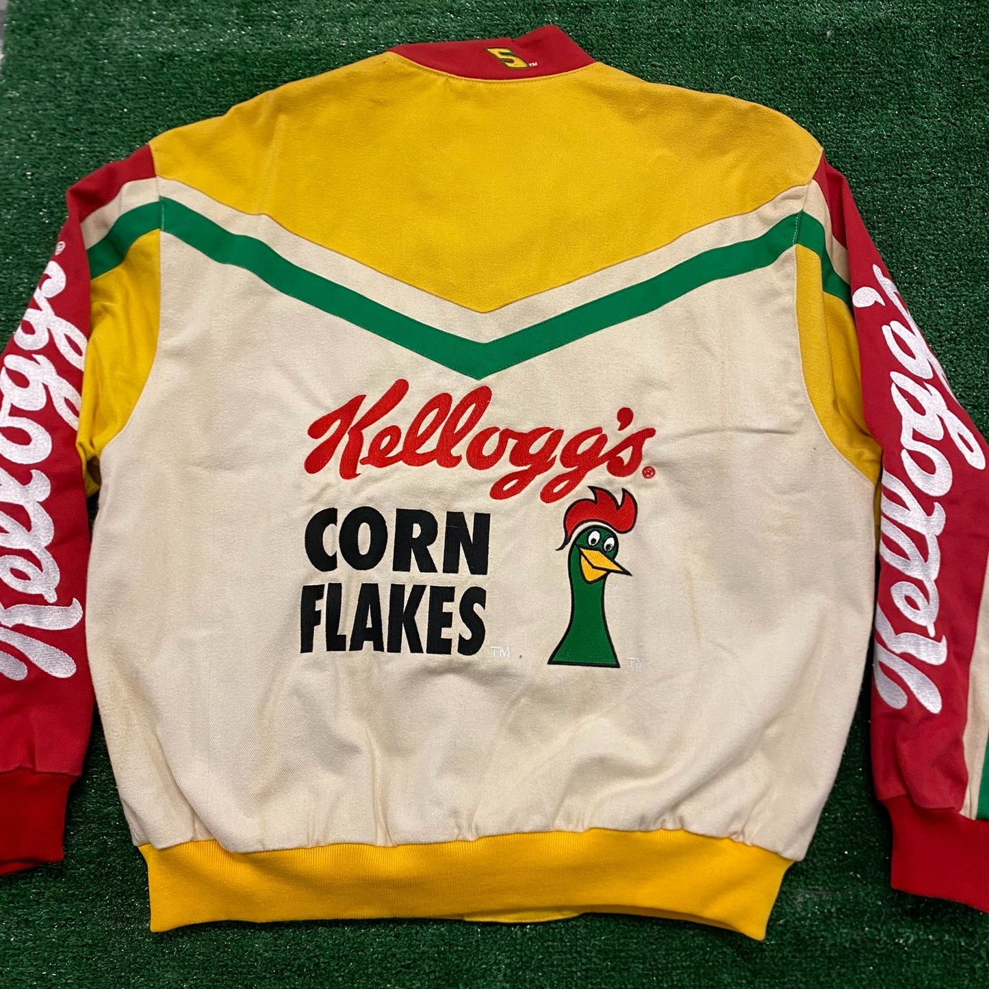 Jeff Hamilton Corn Flakes Vintage NASCAR Racing Jacket