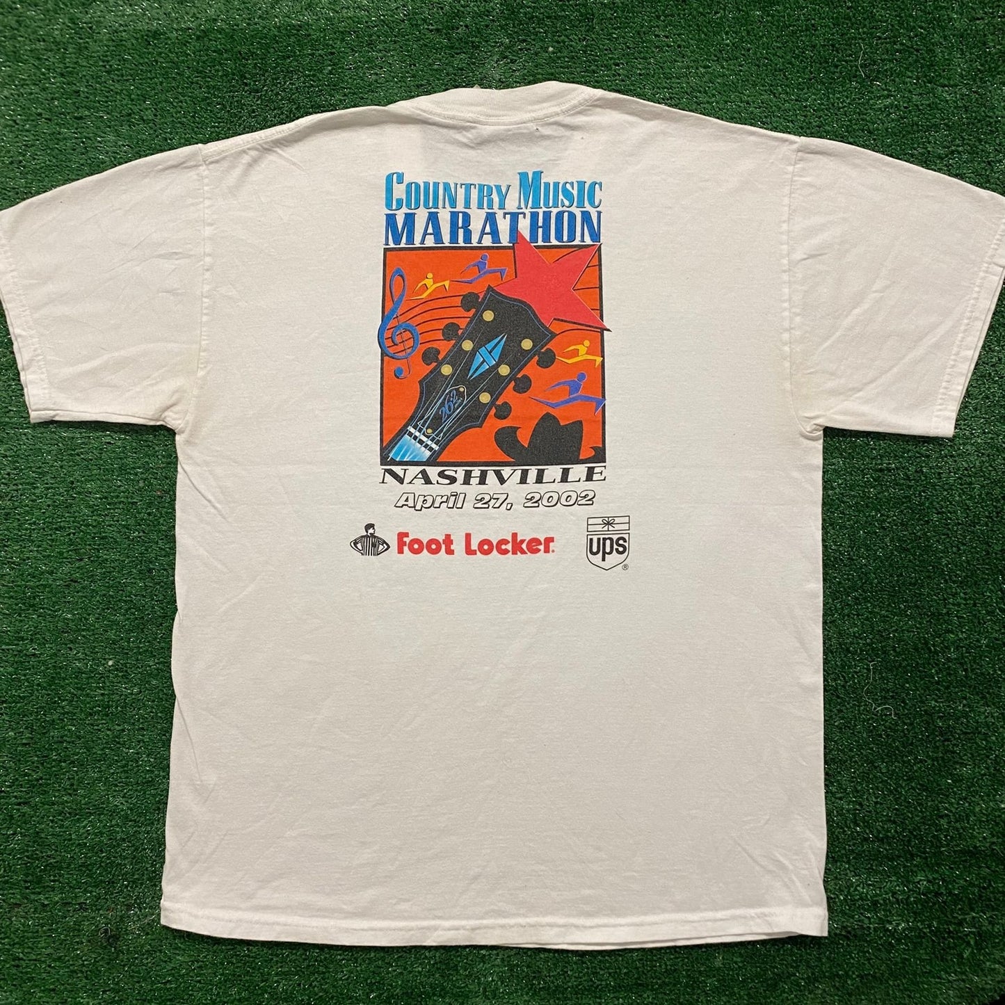 Vintage Y2K Nashville Country Music Marathon Souvenir Tee