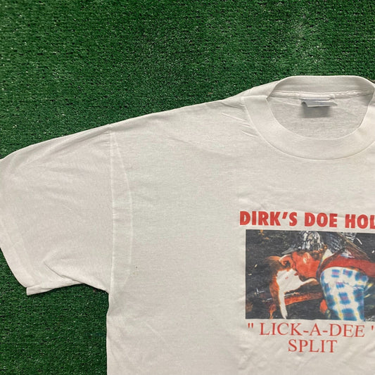Vintage 90s Redneck Deer Hunting Single Stitch T-Shirt