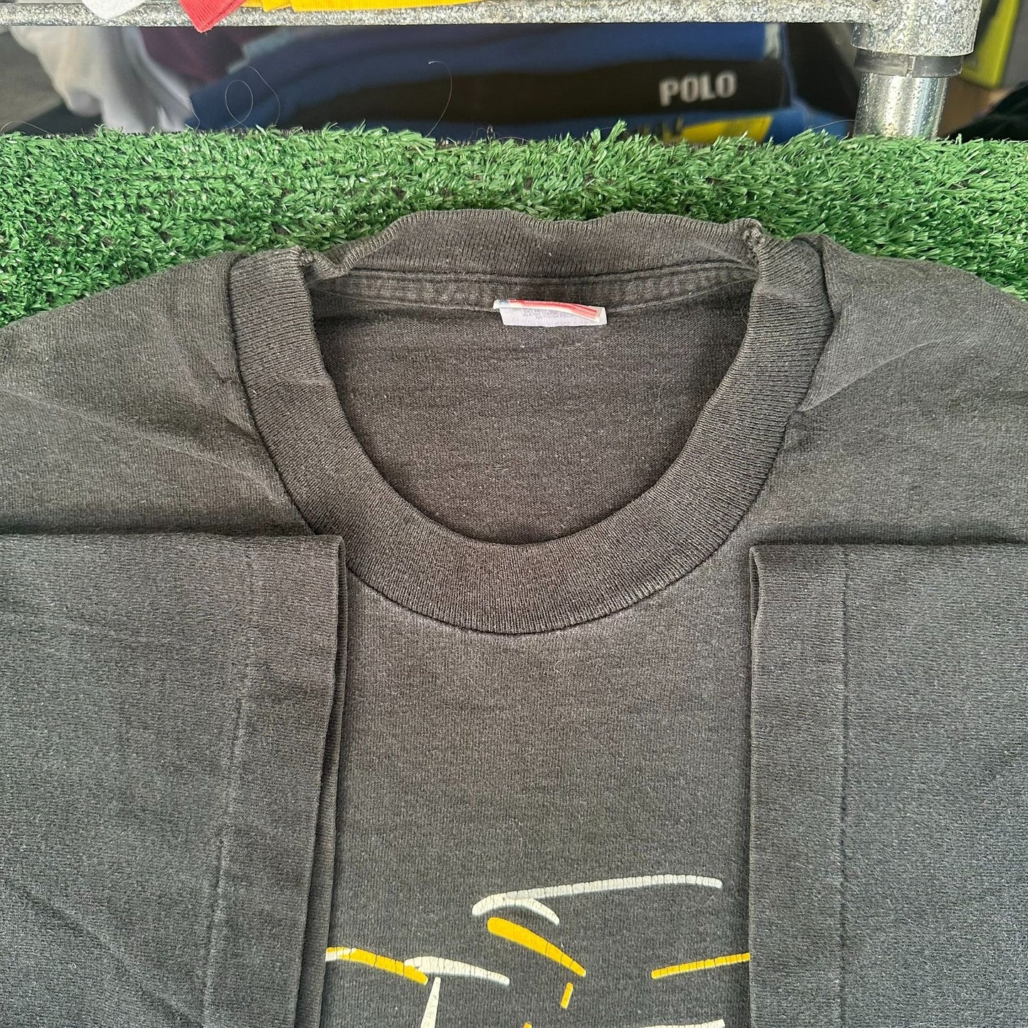 Vintage 90s ECHL Johnstown Chiefs Ice Hockey T-Shirt Single Stitch Black XXL