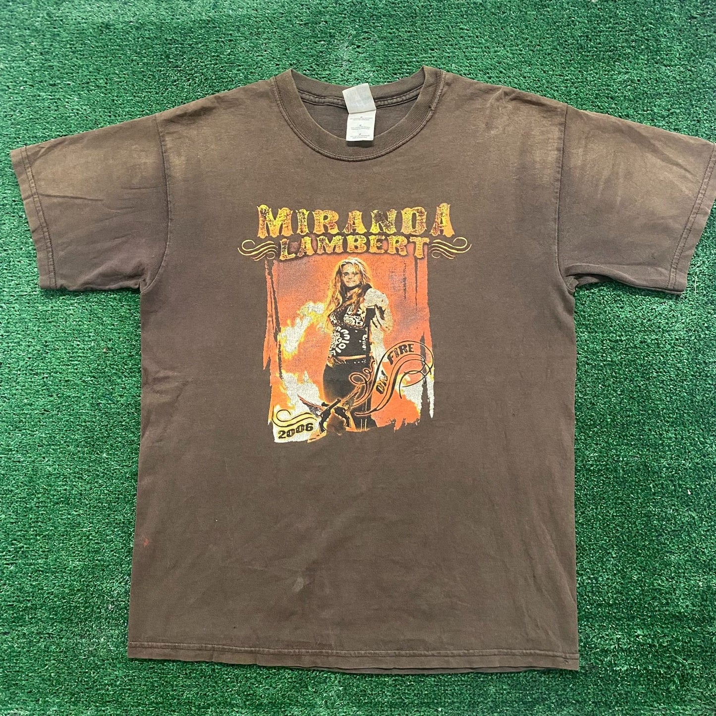 Vintage Y2K Essential Miranda Lambert Fire Tour Band T-Shirt
