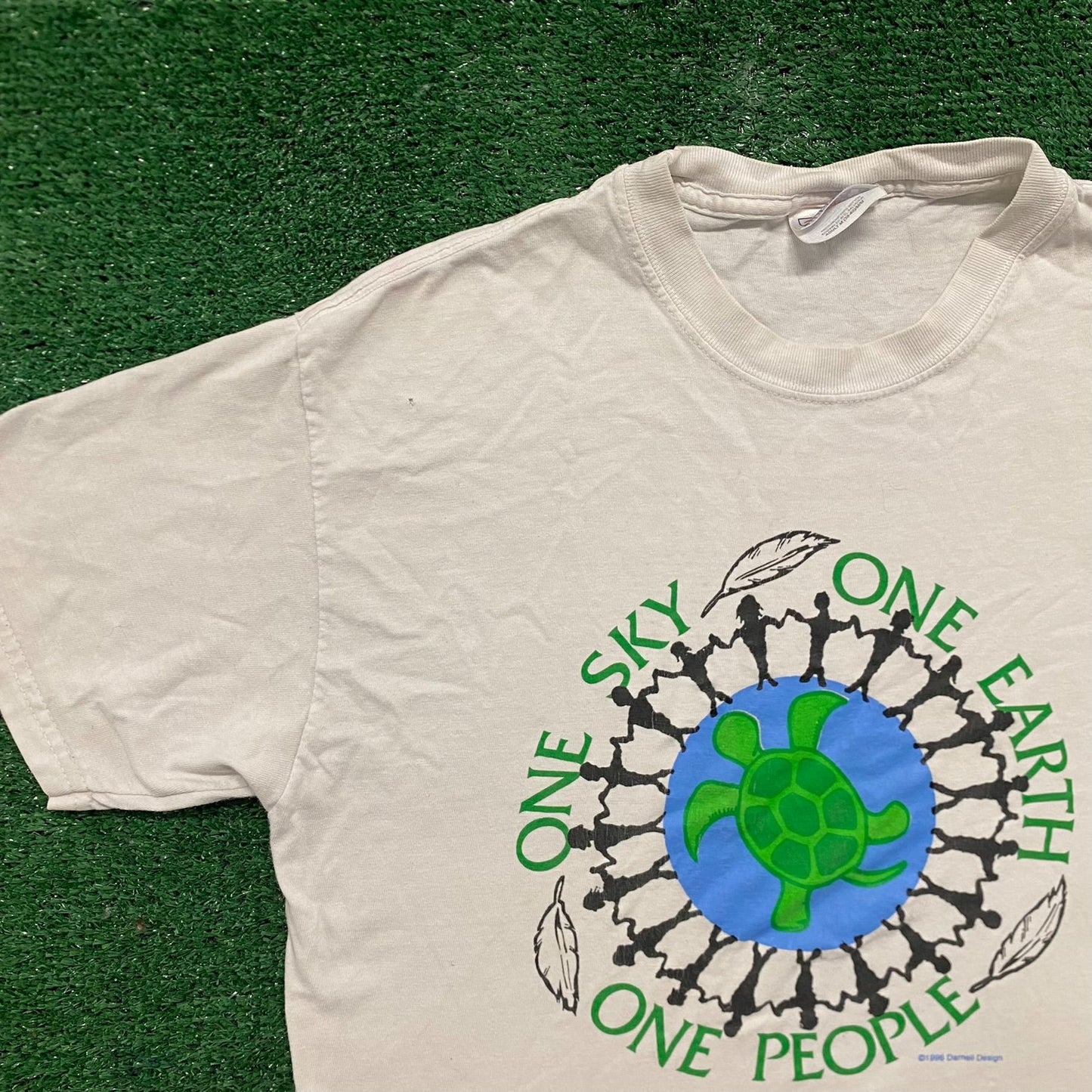 Vintage 90s One Earth Nature Essential Single Stitch Tee