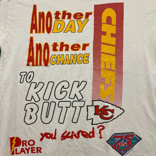 Vintage 90s Essential Kansas Chiefs AOP Single Stitch Tee