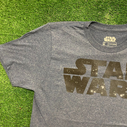 Essential Star Wars Galaxy Spell Out Movie T-Shirt