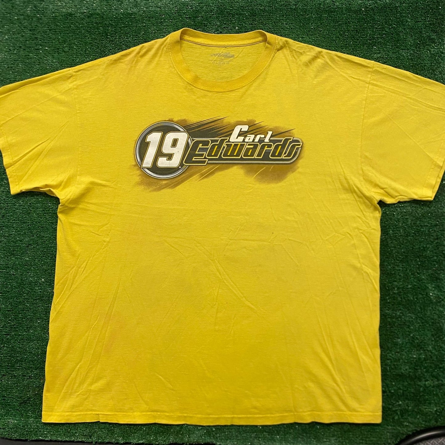 Vintage Y2K Carl Edwards Racing Shirt Cars Automotive Tee