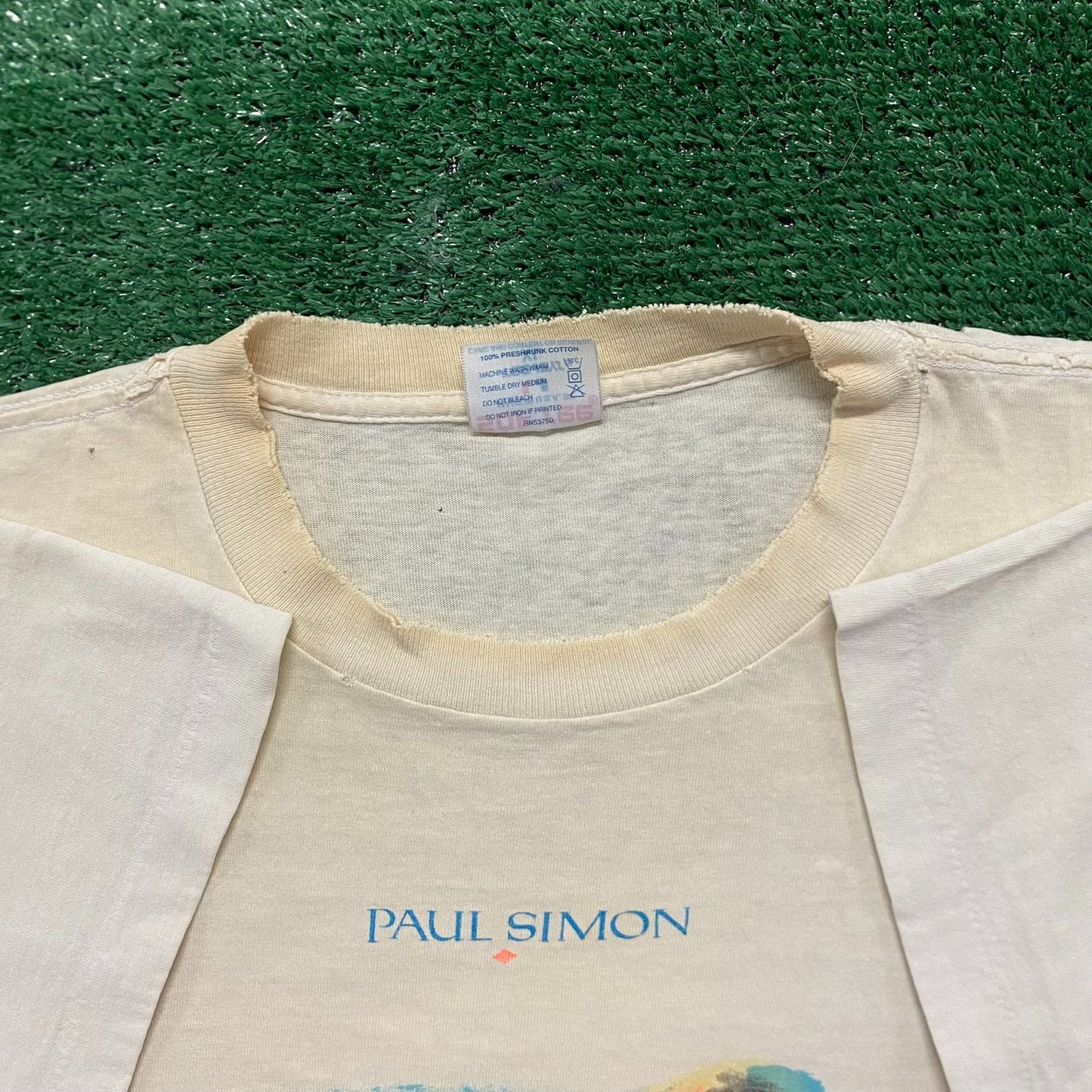 Vintage 90s Paul Simon Essential Single Stitch Rock Band Tee
