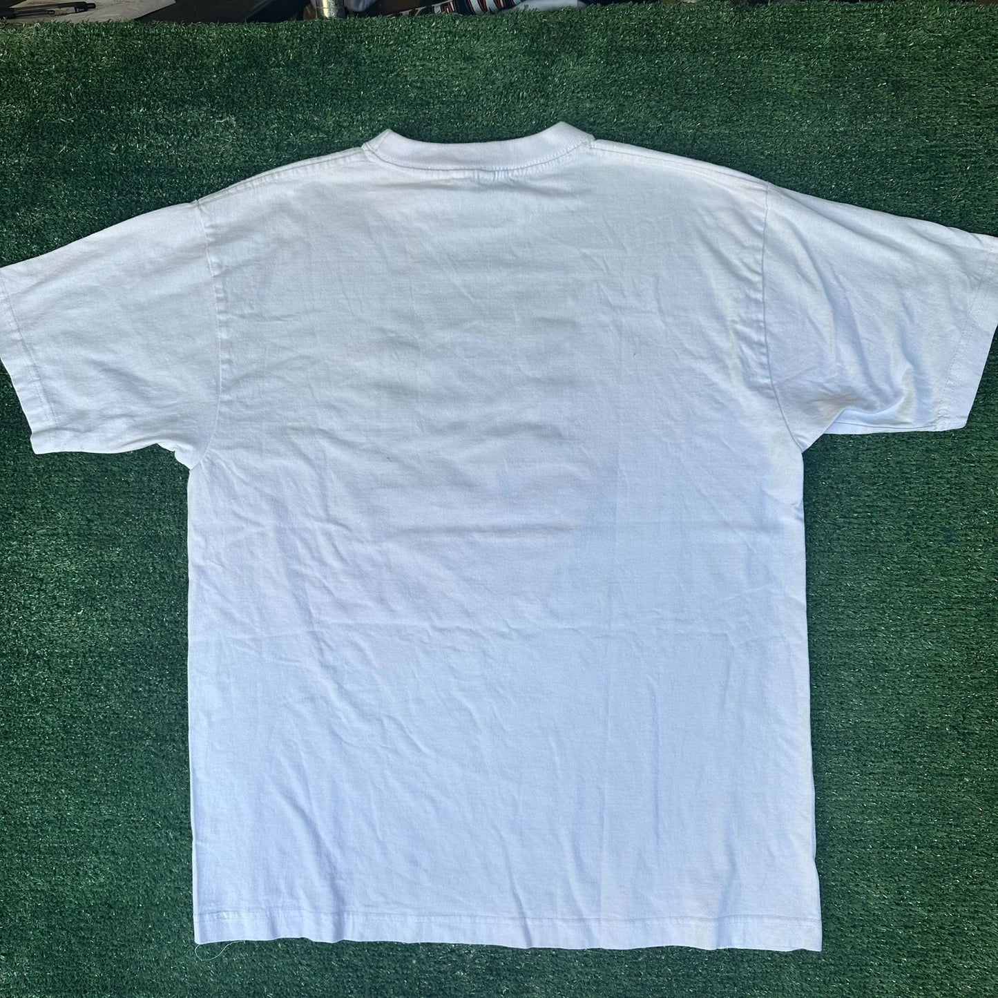 Vintage Y2K Route 66 Hot Rods T-Shirt Grunge Retro Streetwear White L