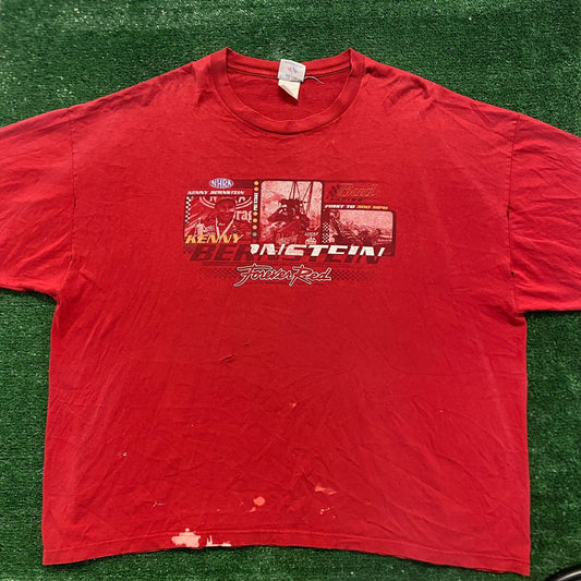 Vintage 90s NHRA Drag Racing Budweiser Kenny Bernstein Tee
