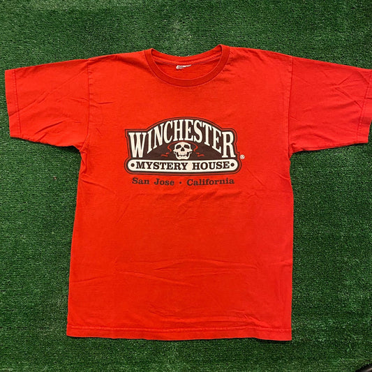 Winchester Haunted House Skull Vintage Ghosts T-Shirt
