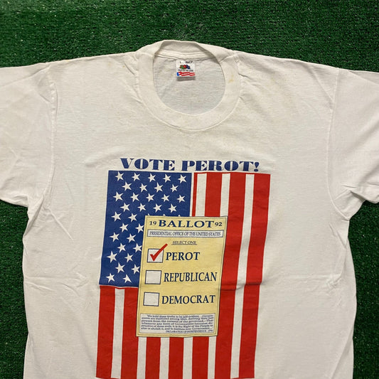 Ross Perot Election 1992 Vintage 90s Political T-Shirt
