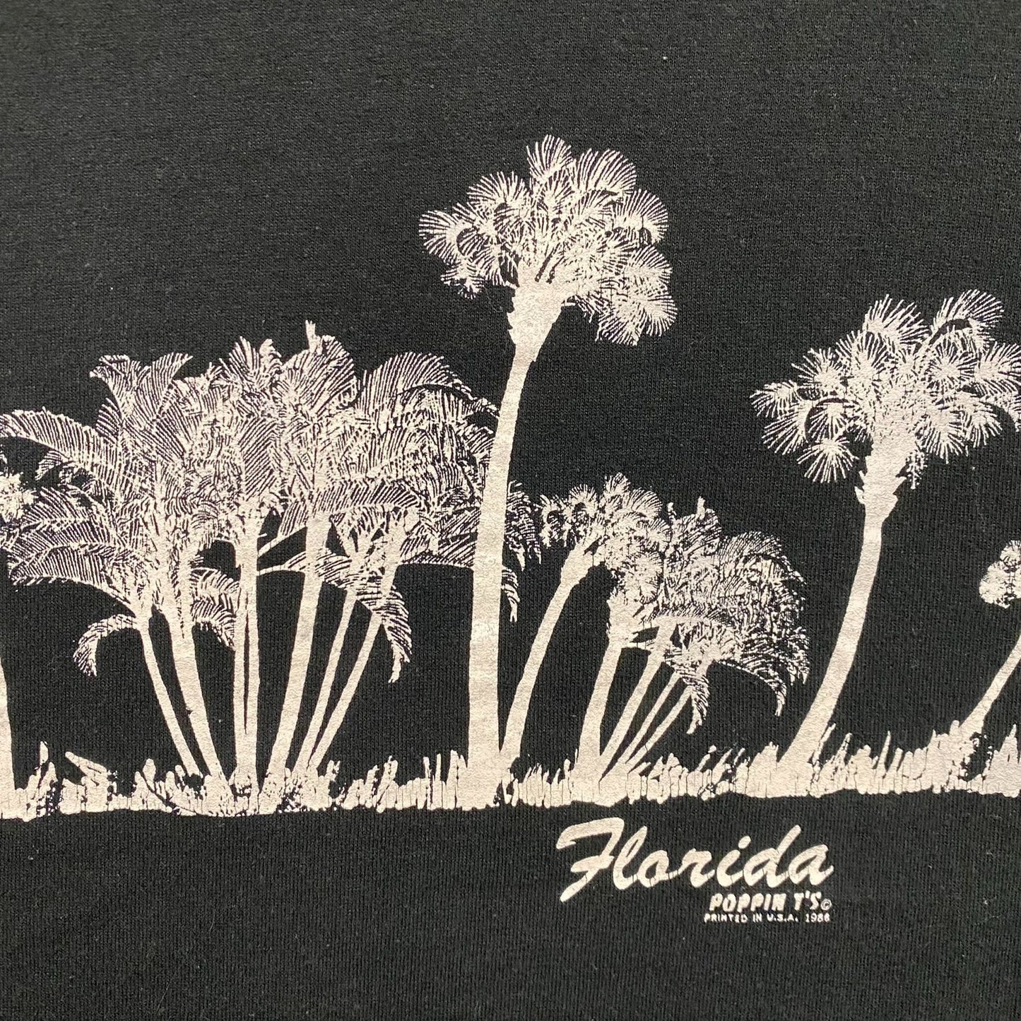 Vintage 80s Florida Beach Shirt Single Stitch Tourist Tee