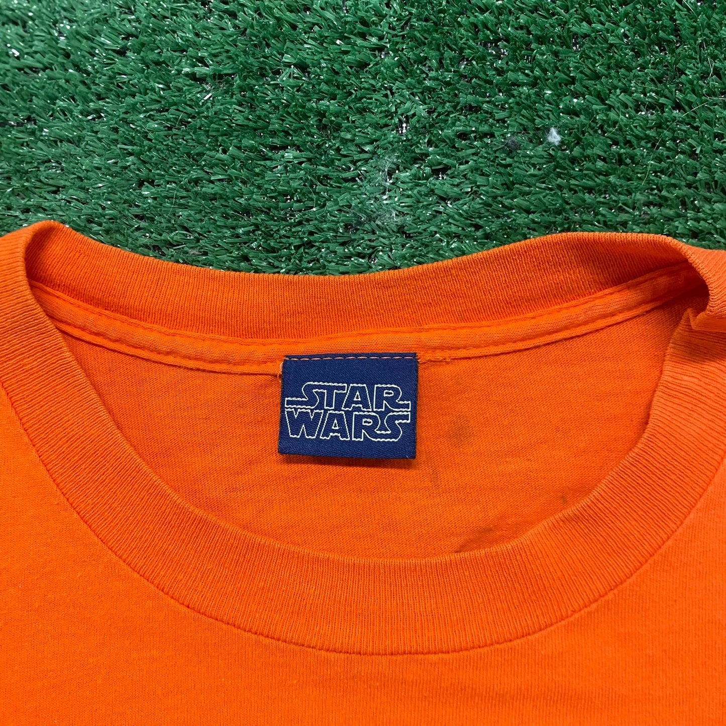 Vintage 90s Star Wars Movie Essential Baggy Orange T-Shirt