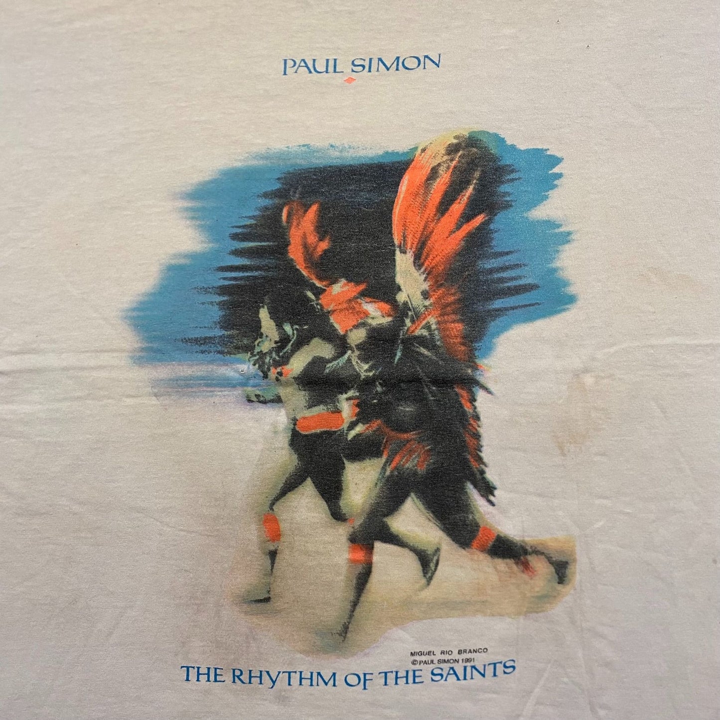 Vintage 90s Paul Simon Essential Single Stitch Rock Band Tee