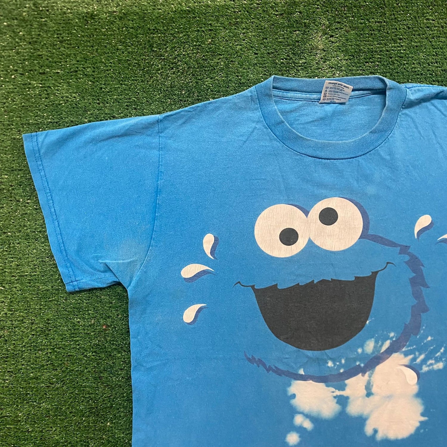 Vintage Y2K Essential Cookie Monster Sesame Street T-Shirt – Agent