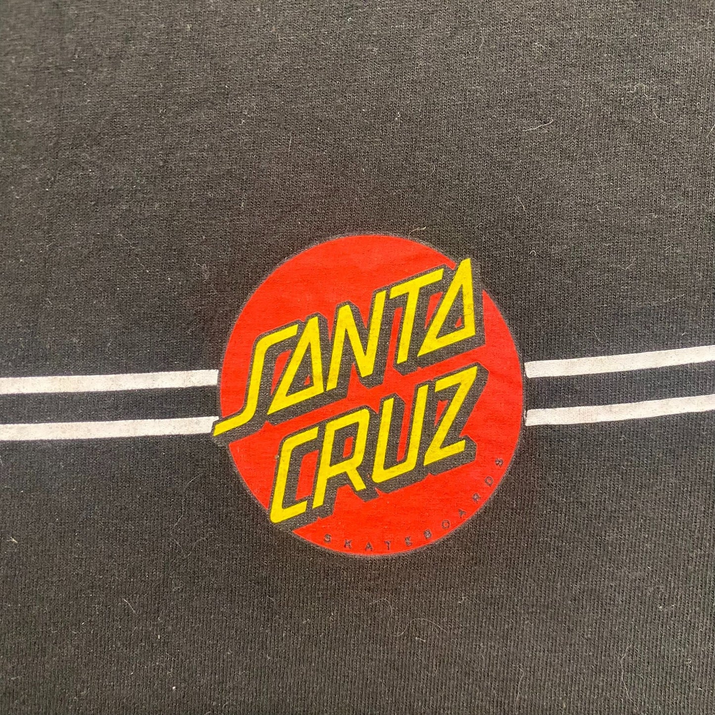 Vintage Y2K Santa Cruz Skateboards Essential Dot Logo Tee