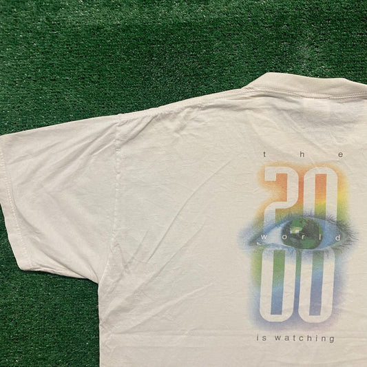 Vintage Y2K Class of 2000 Rainbow Eye Essential Baggy Tee