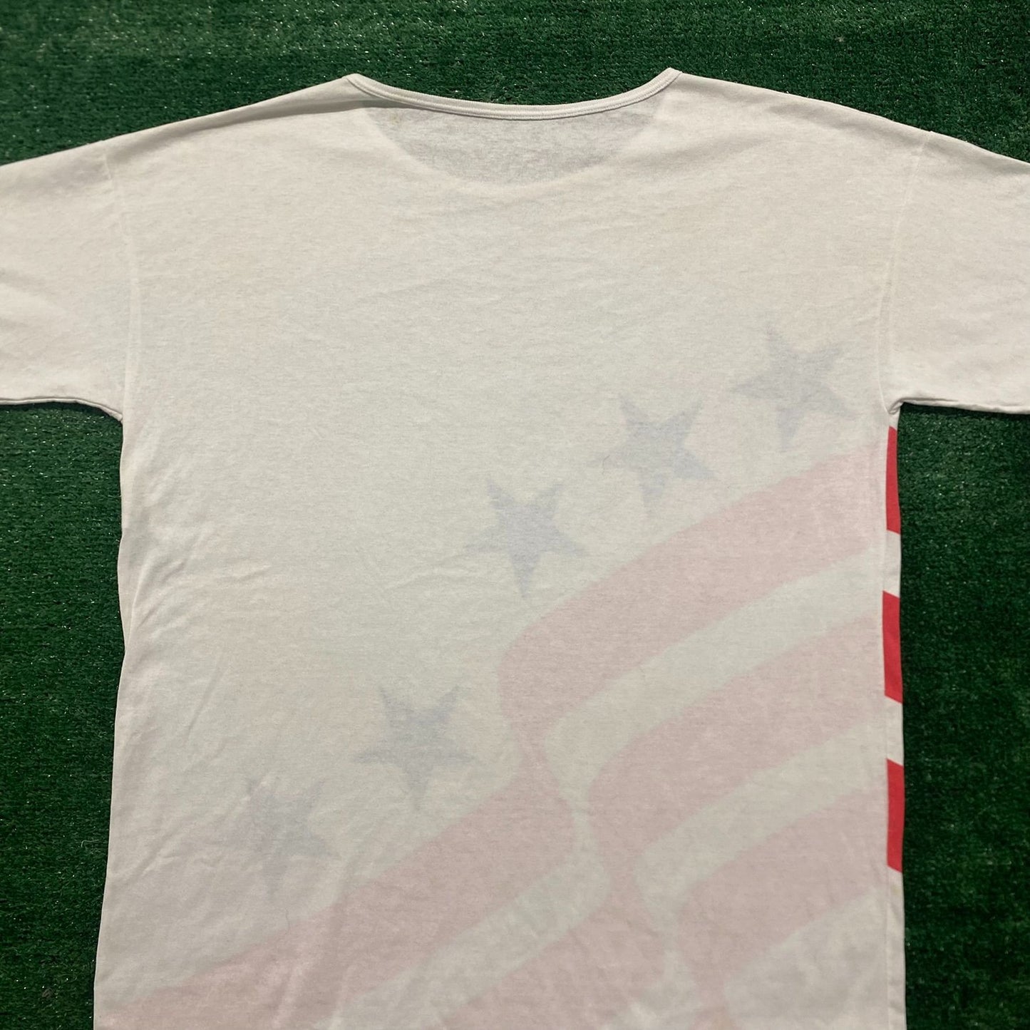 Vintage 90s USA American Flag Essential Baggy Patriotic Tee