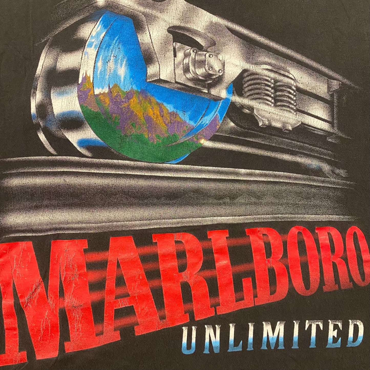 Marlboro Unlimited Train Vintage 90s Single Stitch T-Shirt