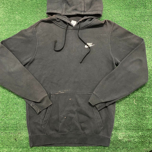 Vintage Y2K Nike Swoosh Logo Sun Faded Hoodie Sweatshirt