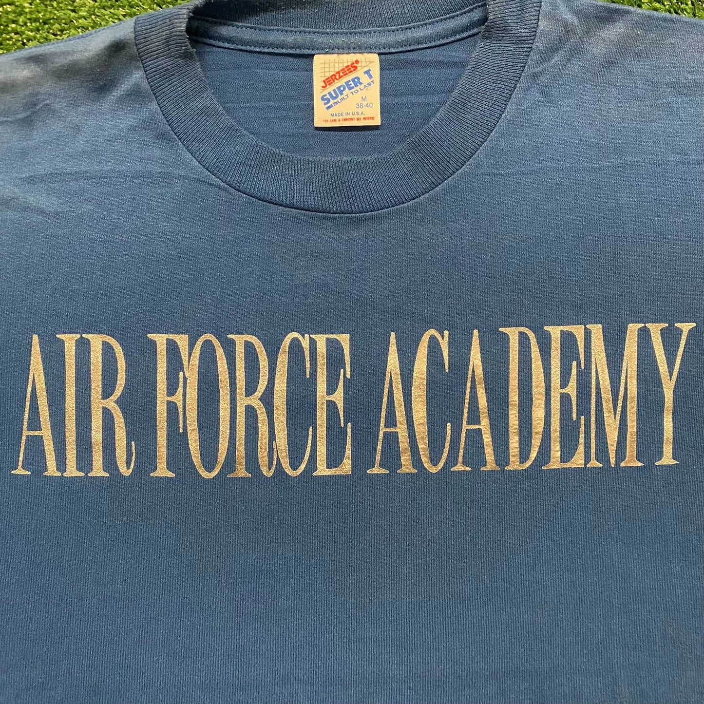 Vintage 80s US Air Force Academy Military Single Stitch Tee