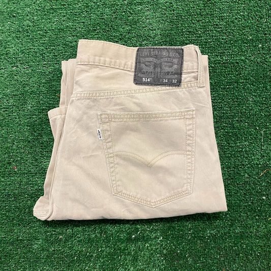 Levi's 514 Straight Fit Vintage Khakis Chinos Work Pants