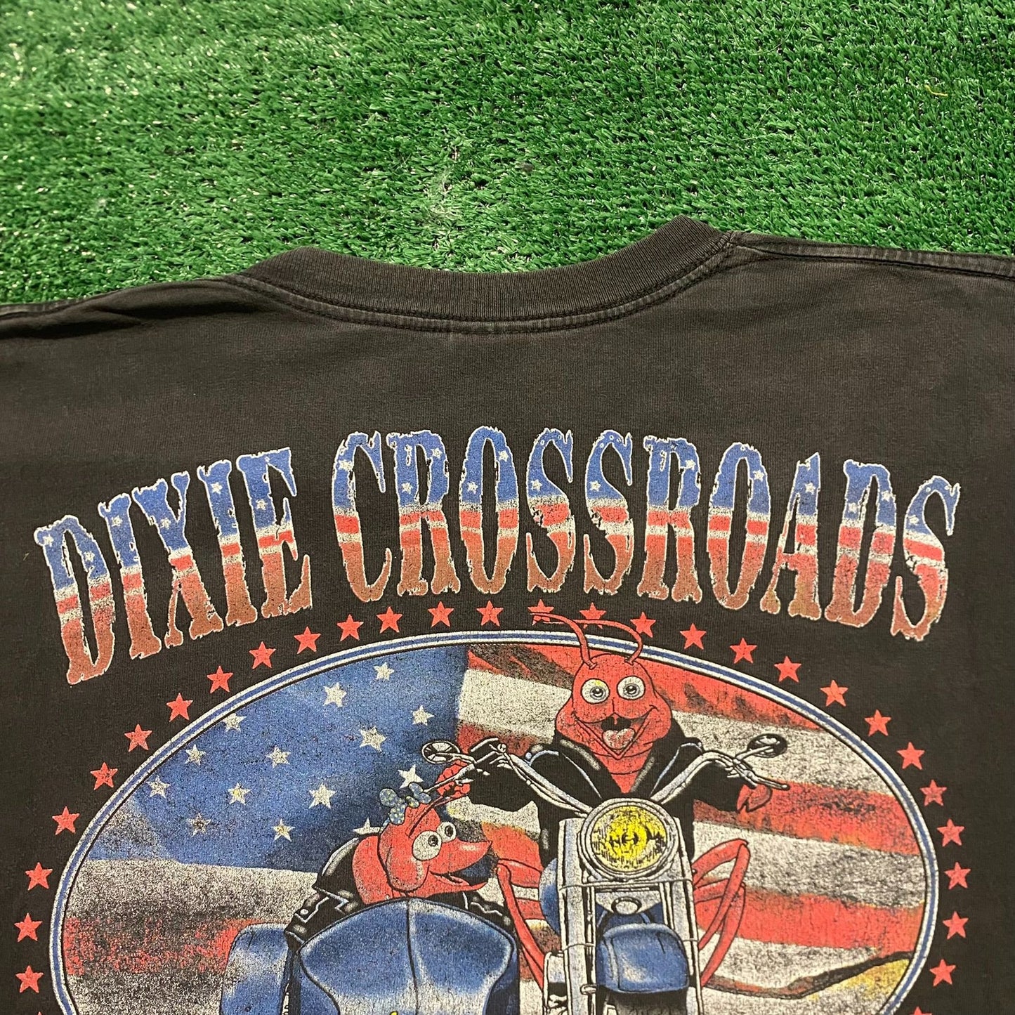 Dixie Crossroads Shrimp Vintage American Biker T-Shirt