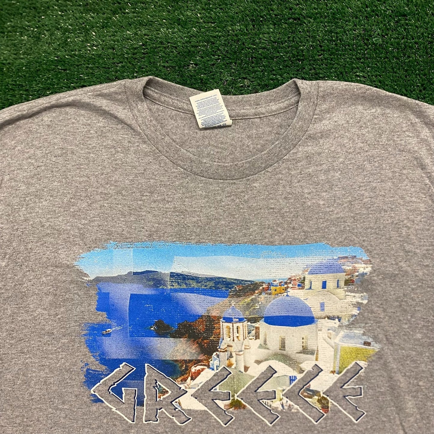 Greece Greek Beach Vintage Tourist Travel Geography T-Shirt