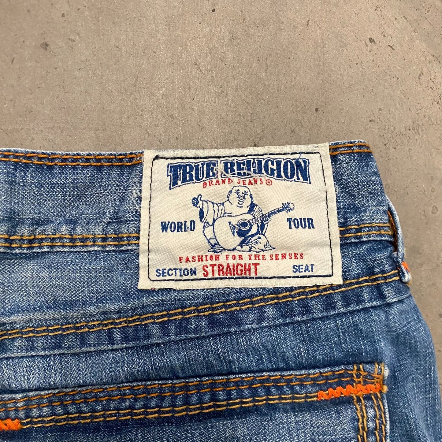 Vintage Y2K Essential True Religion Mega T Straight Jeans