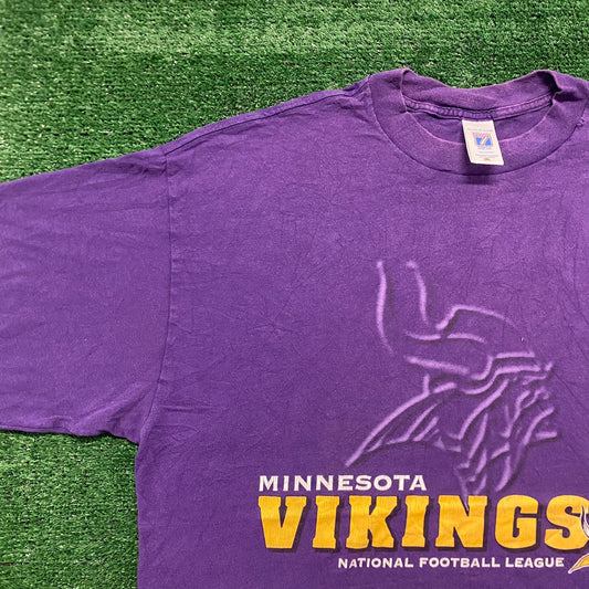 Vintage 90s Minnesota Vikings Football Essential Sports Tee