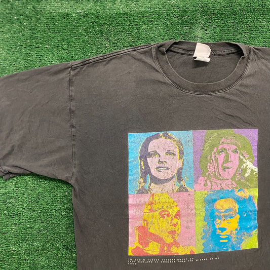 Vintage Y2K Wizard of Oz Andy Warhol Pop Art Faded Movie Tee