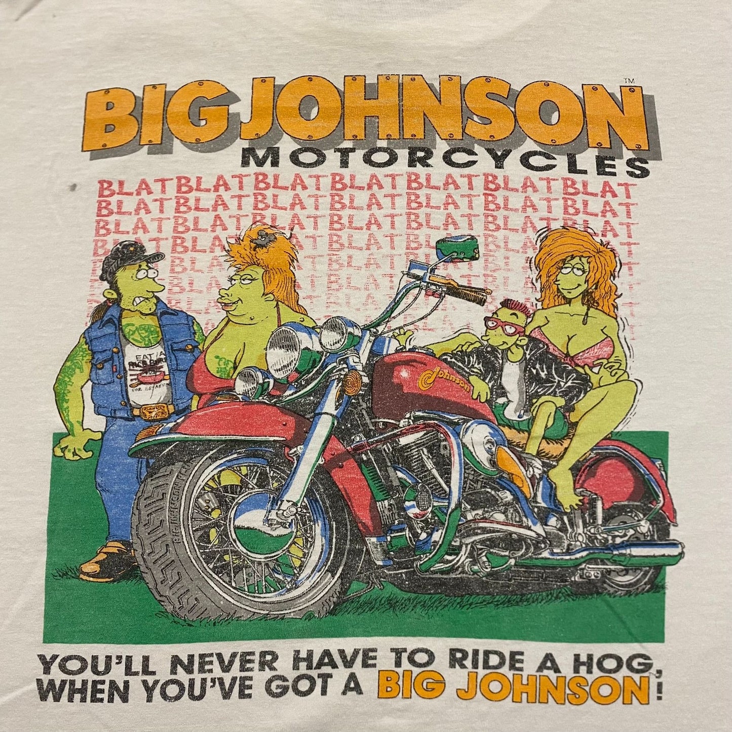 Mens Classic Big Johnson Tits Or Tires Sexy Funny Tee Shirt – Leather  Supreme