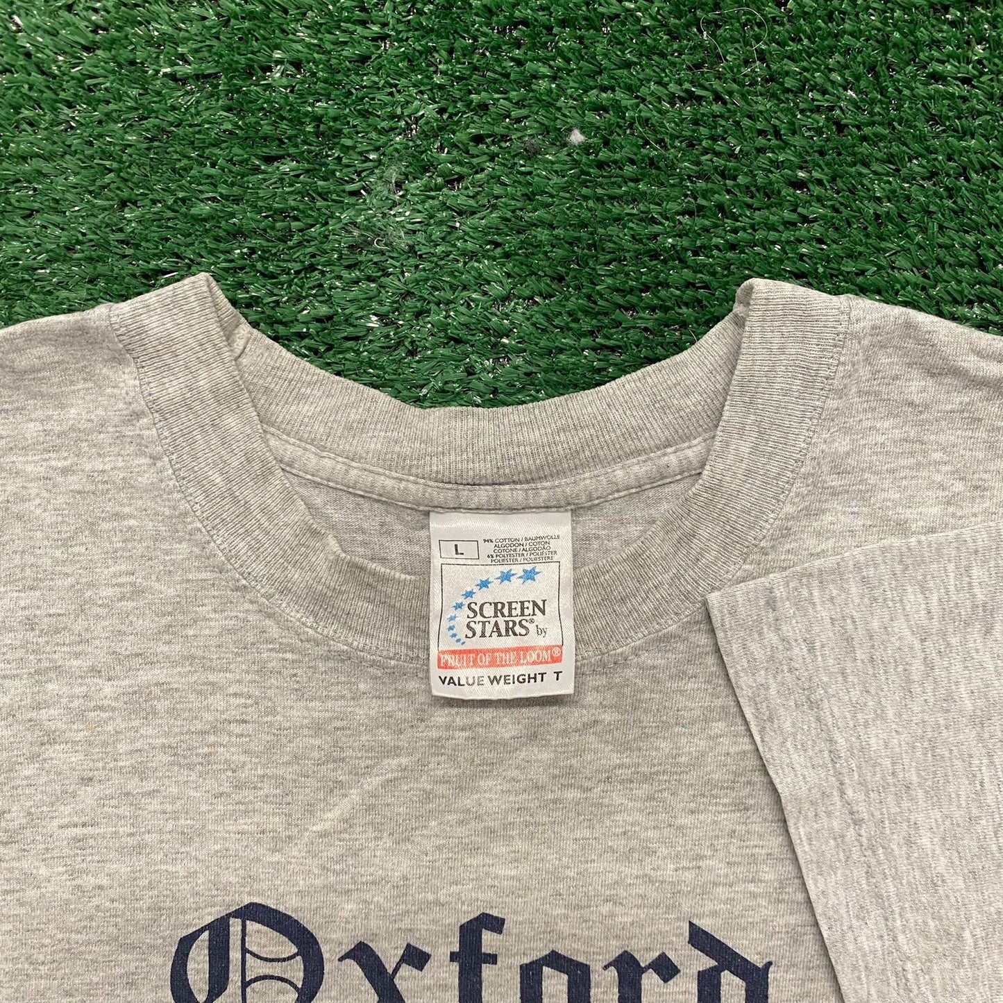 Vintage 90s Oxford University Shirt UK College Logo Tee