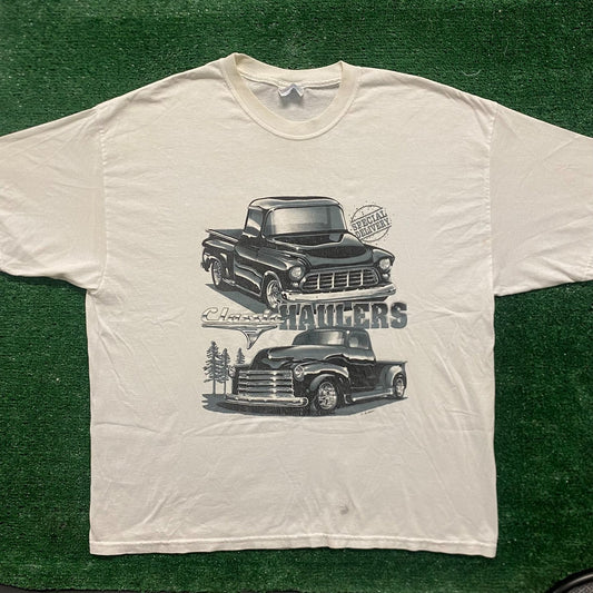 Vintage 90s Chrome Trucks Shirt Automotive Grunge Punk Tee