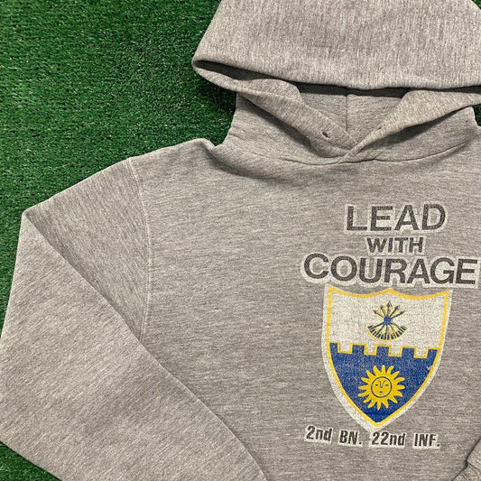 Vintage 80s US Army Essential Workout Training Hoodie