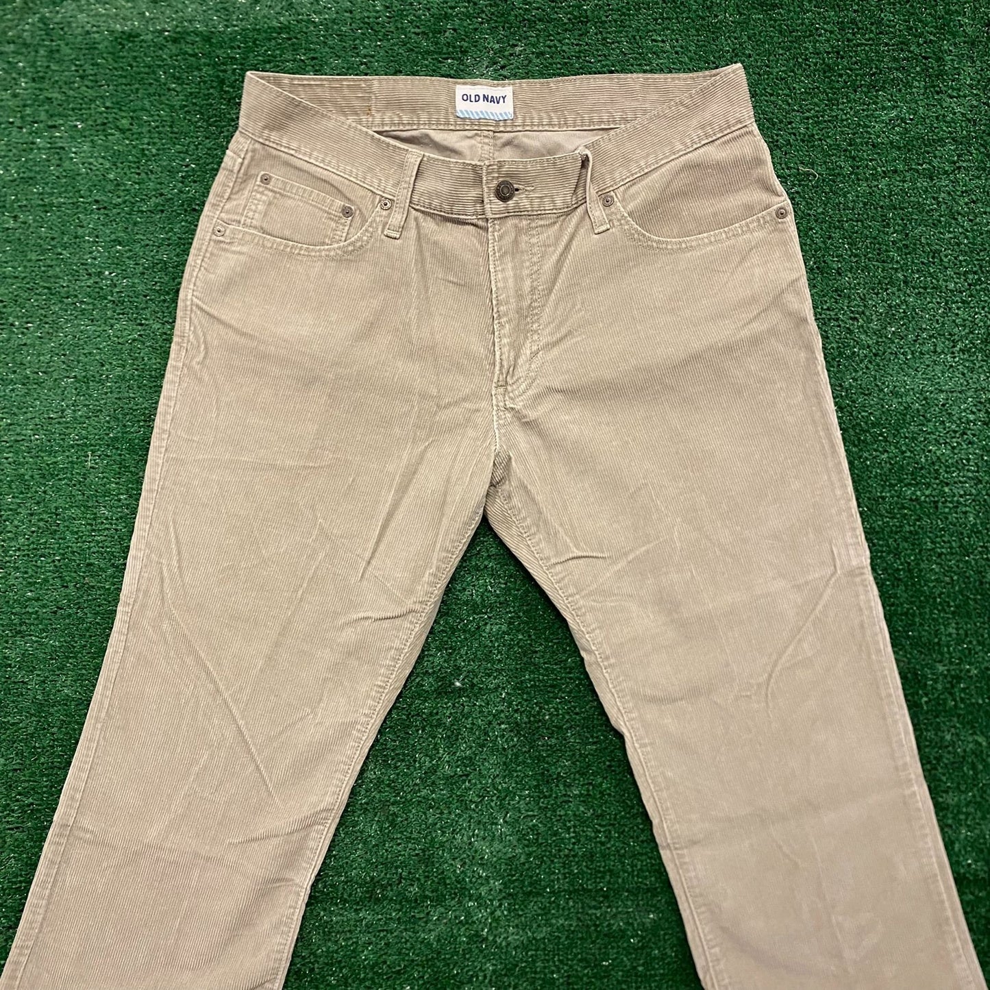 Old Navy Vintage Relaxed Straight Cropped Corduroy Pants