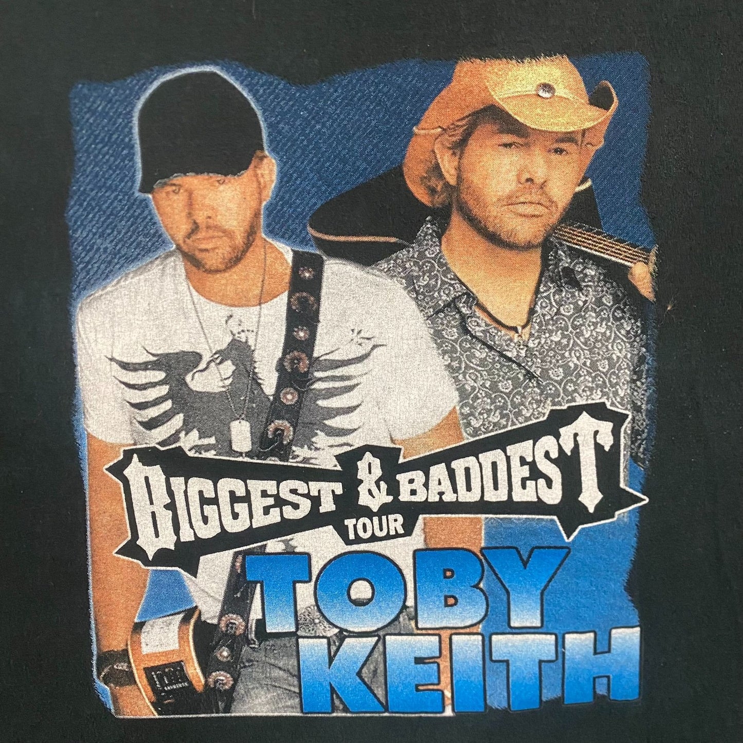 Vintage Y2K Toby Keith Tour Essential Country Music Band Tee